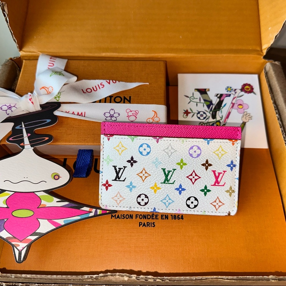 NWT💖 Louis Vuitton X Murakami Multicolor Card Holder